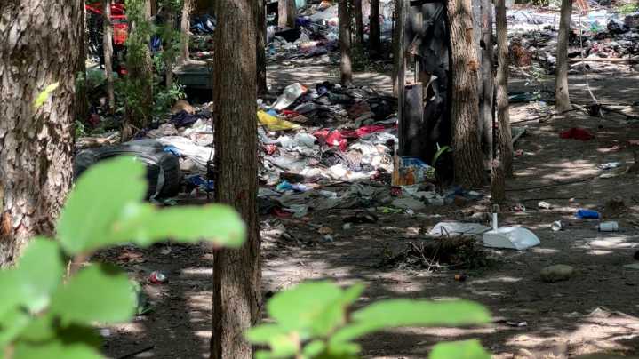 Homeless camp cleanup brings relief to some southeast Austin residents