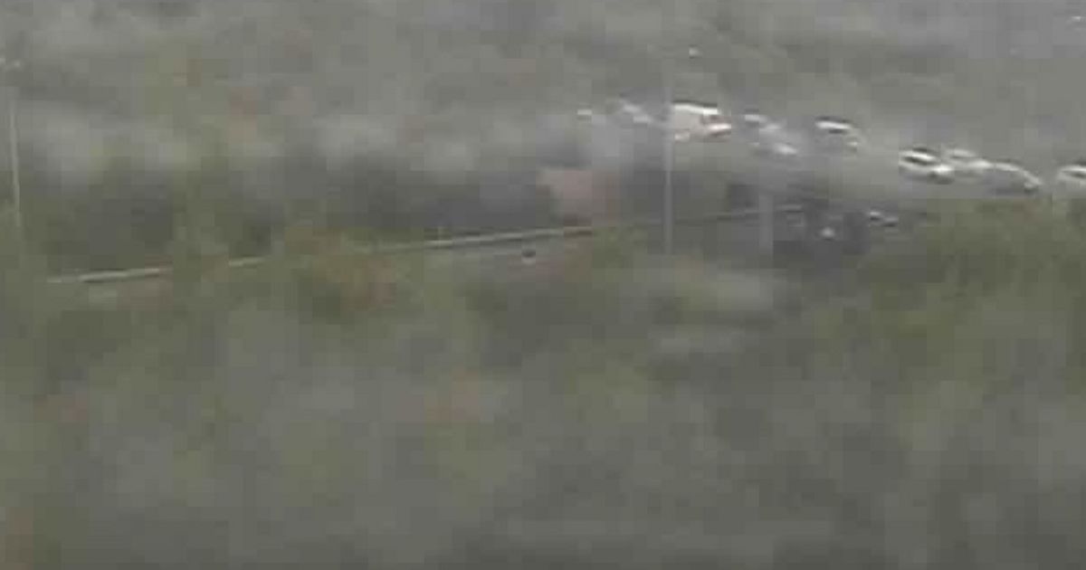 Kent M2 live updates as car and lorry crash partially blocks roundabout