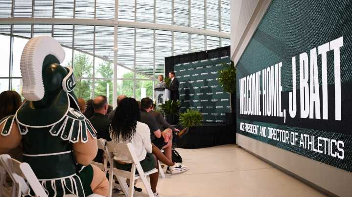 Photos: MSU announces new Athletic Director J Batt