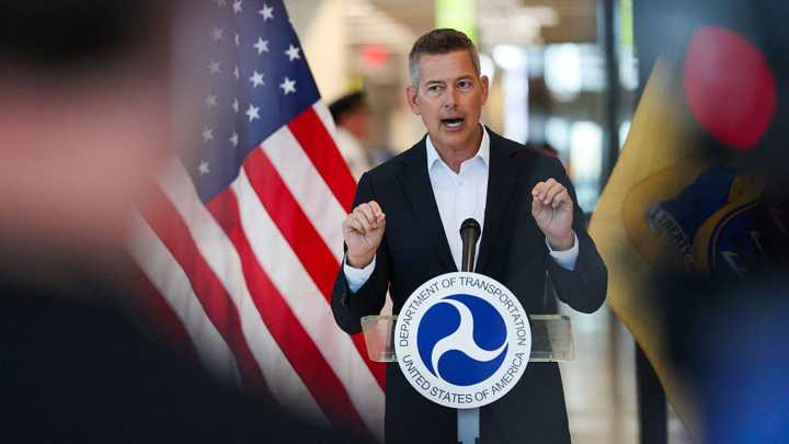 Duffy threatens to pull $4 billion from California high