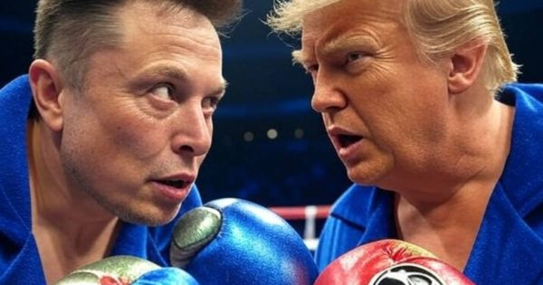Guerra entre Elon Musk y Donald Trump: caen las acciones de Tesla y vinculan al presidente de Estados Unidos con el archivo de Jeffrey Epstein