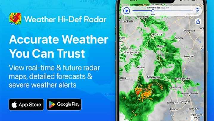 Get a lifetime subscription to Weather Hi-Def Radar Storm Watch Plus for $28