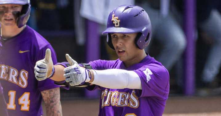 Derek Curiel is only a freshman. Yet he's swung LSU baseball within one win of Omaha.