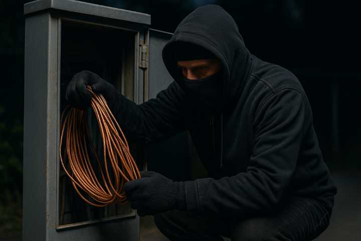 One-Third Of U.S. Copper Theft Hits California: Critical Systems At Risk