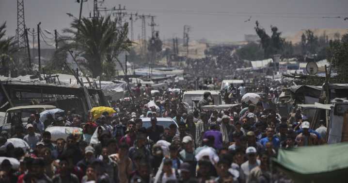 Palestinians say at least five people killed by Israeli gunfire near Gaza aid centers
