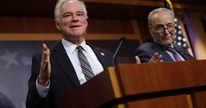 Sen. Tim Kaine says Trump's tariffs could reduce federal debt, but at what cost?