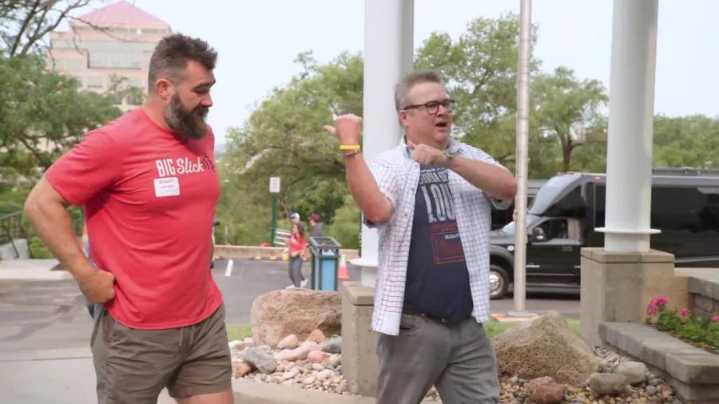 WATCH: Big Slick stars, friends visit children at Children's Mercy Hospital