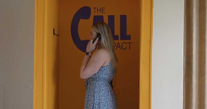Orange phone booth gives glimpse into reality of having incarcerated parents