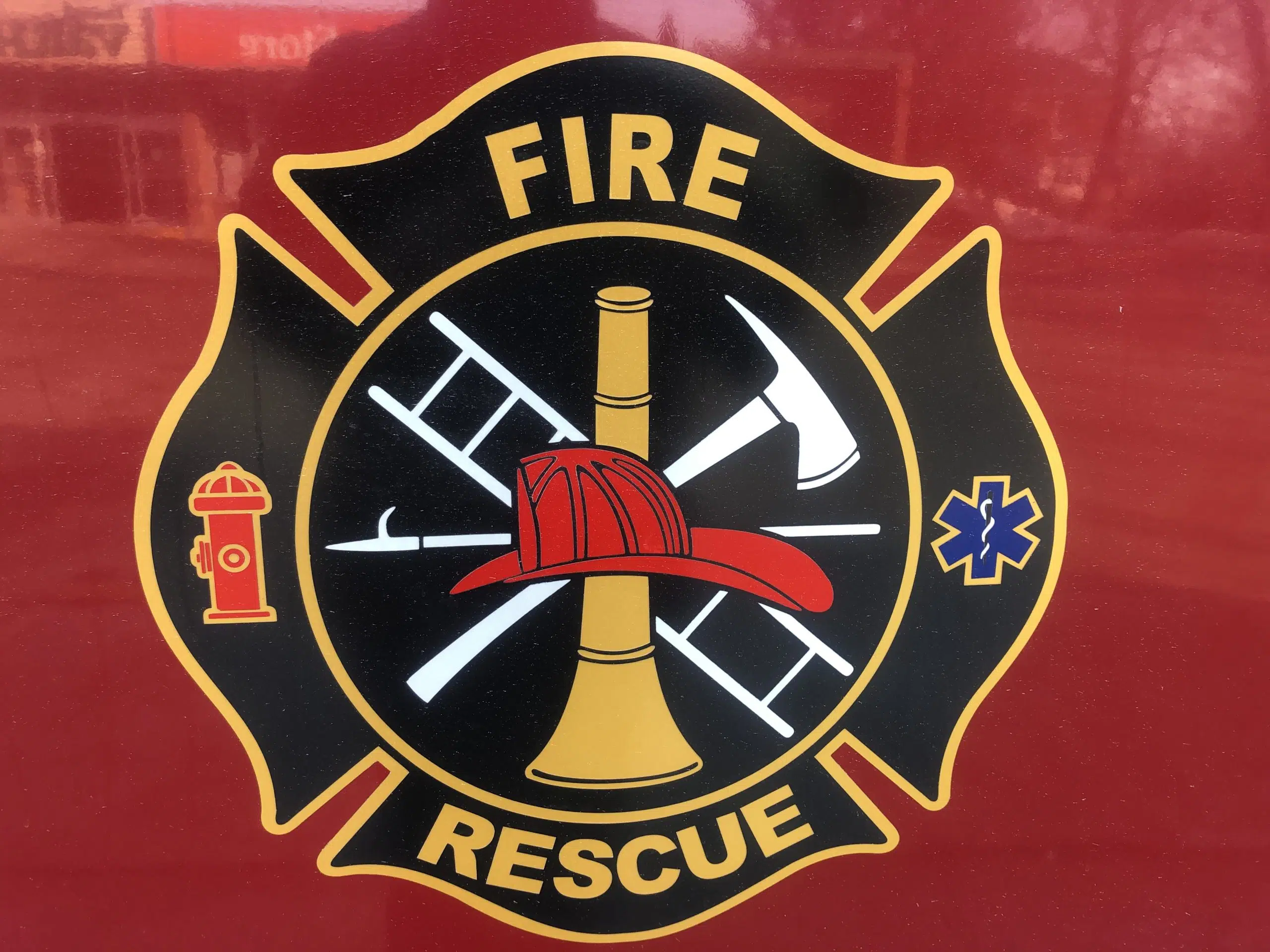 Trailer fire near Madoc