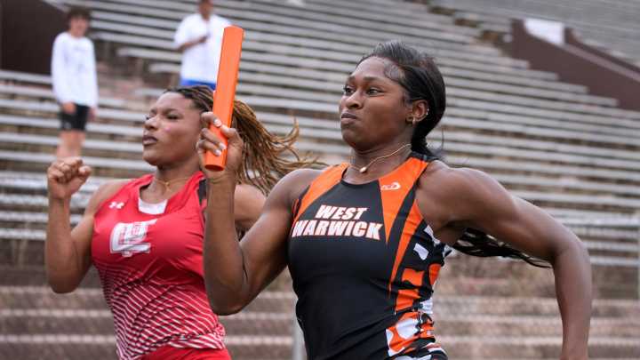 Photos of the 2025 RIIL Girls Outdoor Track Championships at Brown University