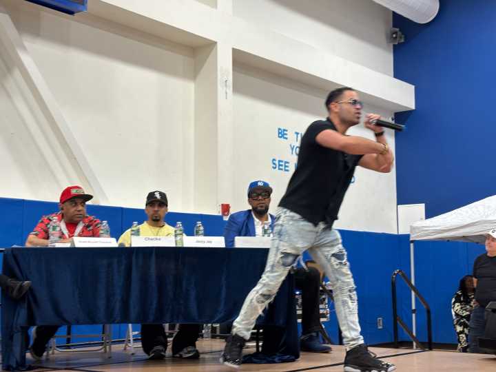 Hip-hop artists and Bronx leaders unite to promote civic engagement at charter school event