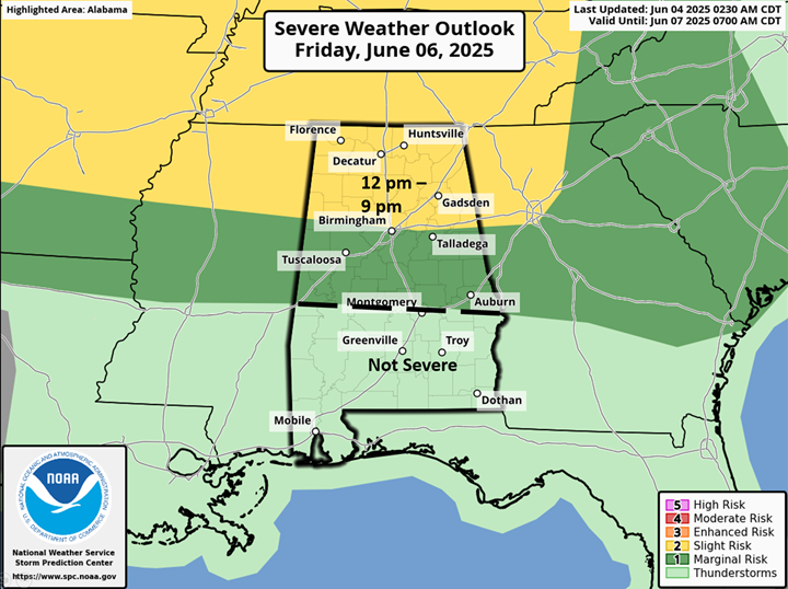 Severe weather threat Friday into weekend