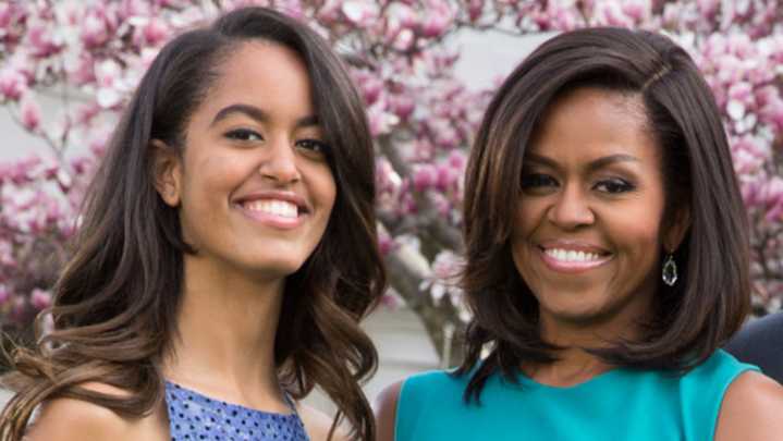 Michelle Obama Can't Hide Her Salty Attitude About Malia Changing Her Name