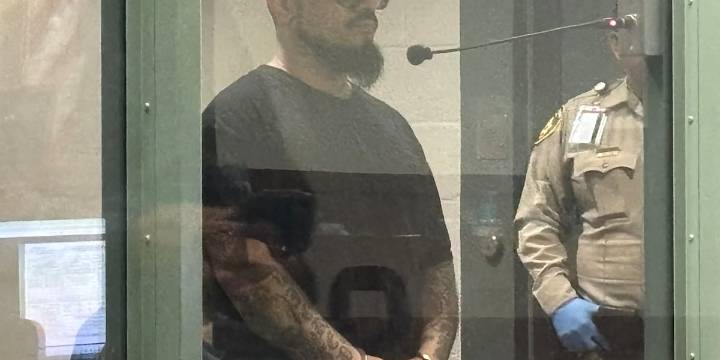 Suspect in deadly shooting outside Las Vegas Strip resort appears in court