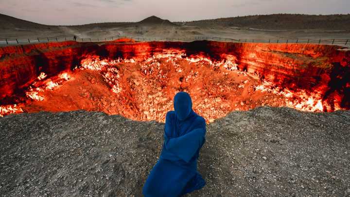 Gateway to Hell is CLOSING: Giant 1,000C burning desert crater finally reduces to ‘faint flames’ after nearly 50 years