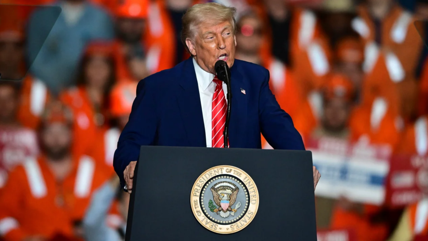 Trump says he's doubling steel tariffs to 50% during visit to U.S. Steel mill near Pittsburgh