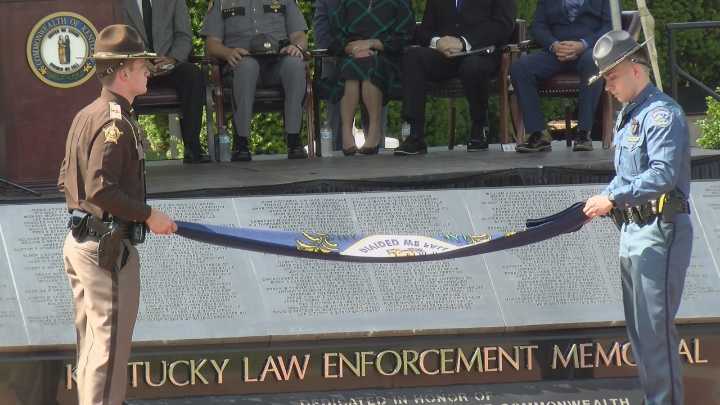 Kentucky honors fallen officers at memorial ceremony