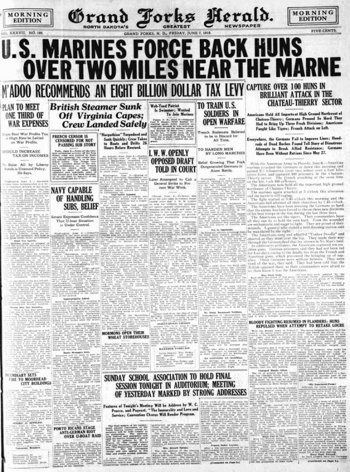 Today in History: June 7, 1918 - George B. Winship writes details of accident which killed Geo. C. Dickson