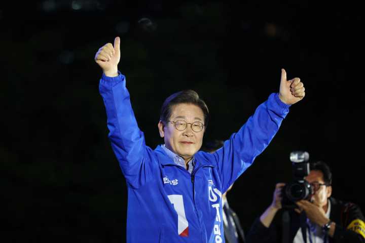 Exit poll shows liberal candidate Lee forecast to win South Korean presidential election