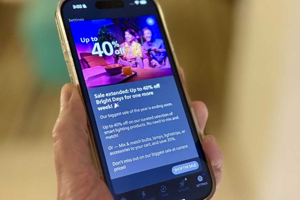 I wanted to dim my Philips Hue lights. All I got was a pop