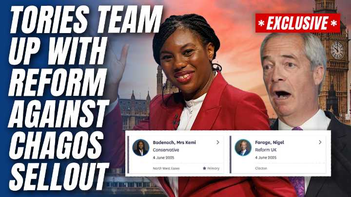 Exc: Tories and Reform Join Forces to Table Early Day Motion Against Chagos Deal In First Joint Parliamentary Action