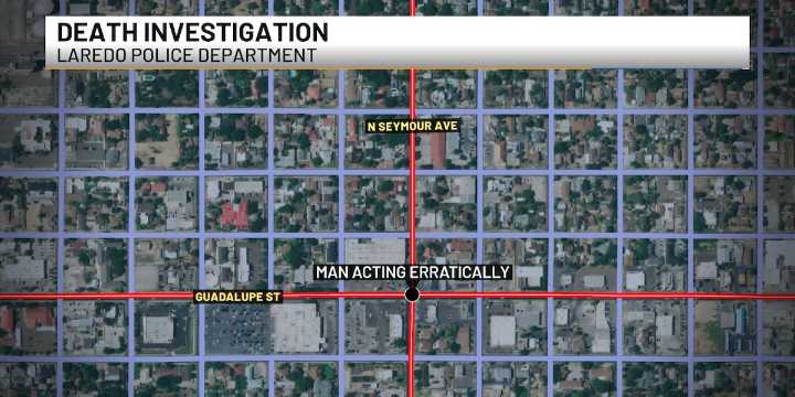 Man dies after allegedly acting erratic on city street