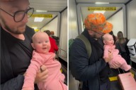 Dad Makes Baby Girl 'Apologize' to Every Passenger After 8