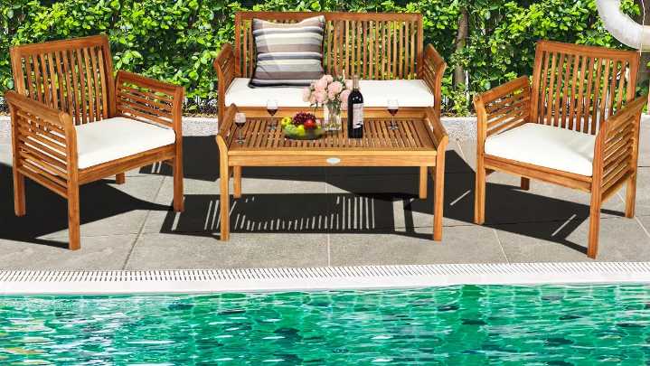 Save $490 on a 4-piece outdoor patio set at Target today 🎯