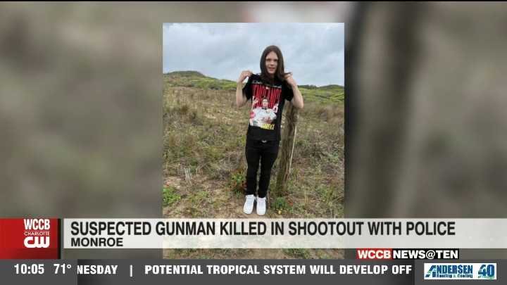 First look at suspected gunman accused of killing 1 and injuring an officer