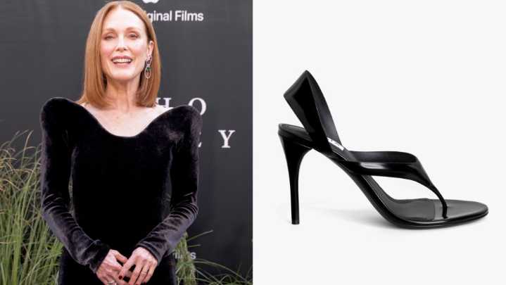 Julianne Moore Wears Alaïa Thong Sandals for 'Echo Valley' Screening