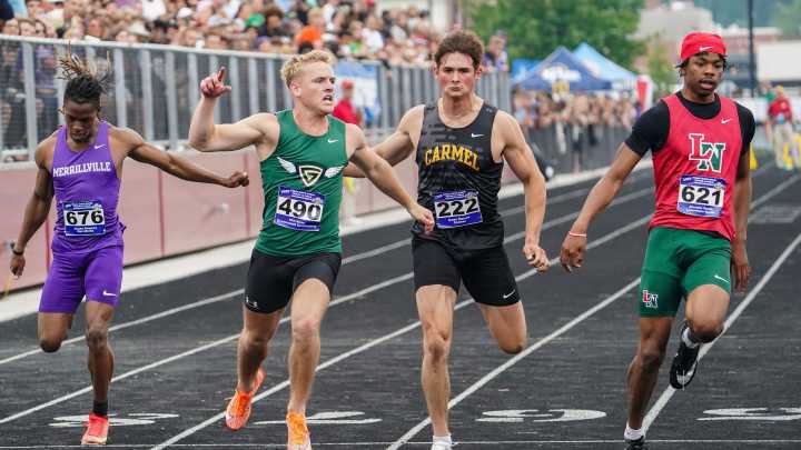 Greenwood’s Will Riley on winning the IHSAA boys 100 meter state finals