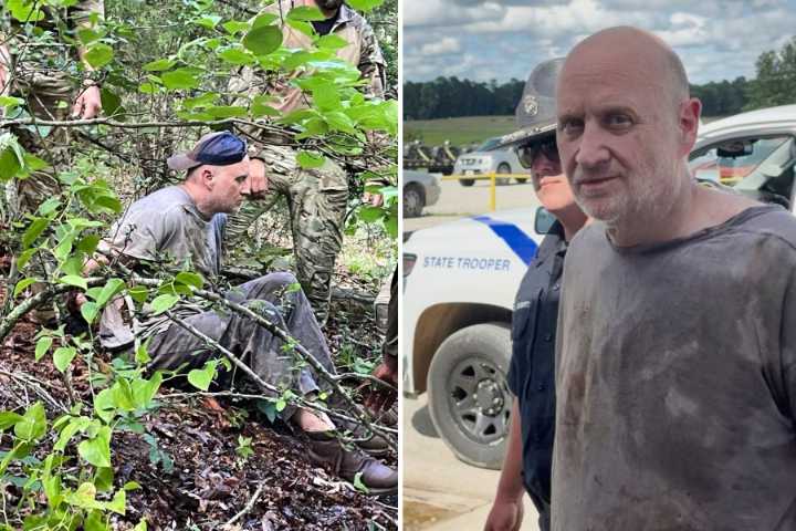 Ex-police chief and convicted killer who escaped from an Arkansas prison has been captured
