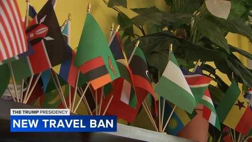 President Donald Trump's resurrected travel ban on 12 countries to affect minority families in Chicago area, refugee groups say