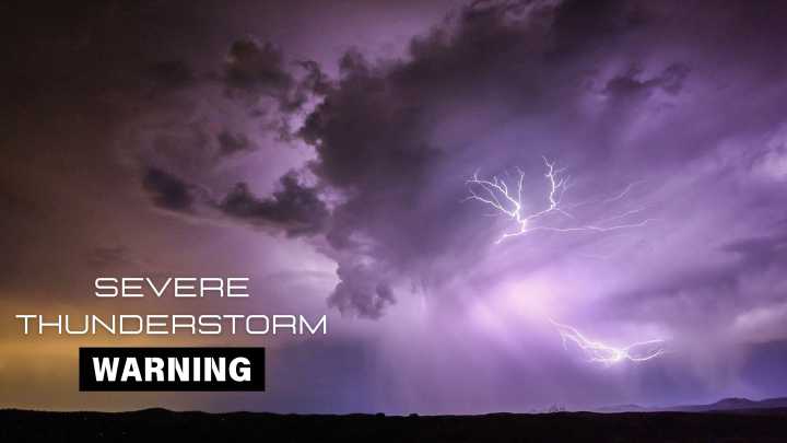 Severe thunderstorm warning issued for Greenville, Spartanburg counties