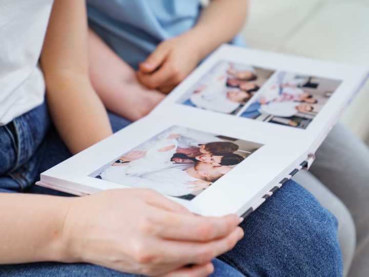 When family members died, I struggled to share the news with my kids. Looking at photos helped all of us.