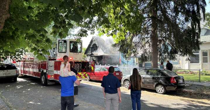 Lit cigarette causes house fire that left two displaced in Spokane Wednesday afternoon