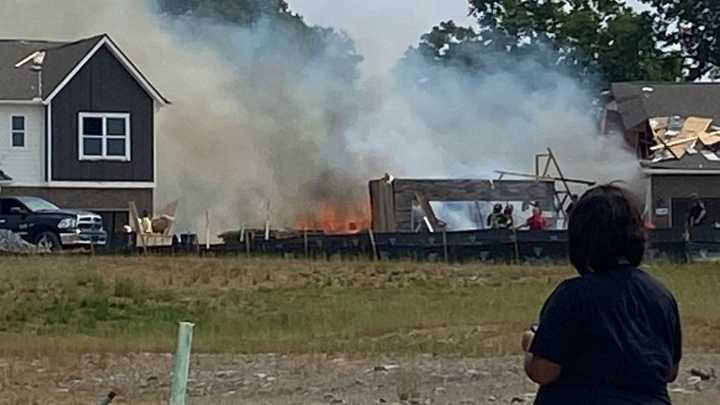 Gallaitn house fire sparks evacuations, close to last year's deadly home explosion
