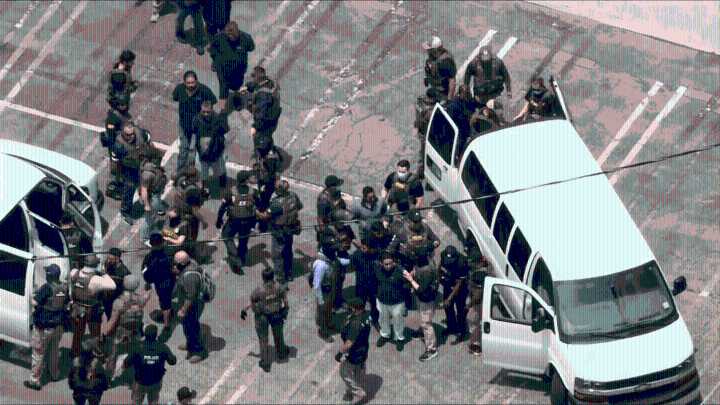 Dozens possibly detained by federal officials amid immigration raids in Los Angeles