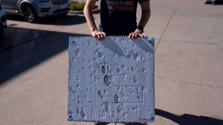 Join scientists as they drive into hailstorms to study the costly weather extreme