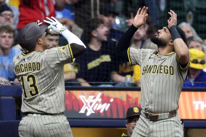 Padres shut out Brewers in series opener