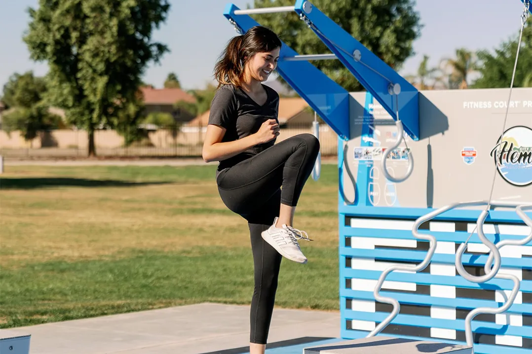 Fishers opens new outdoor fitness court