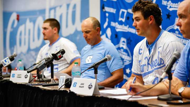 VIDEO: What UNC baseball coach, players said after Game 1 win vs Arizona