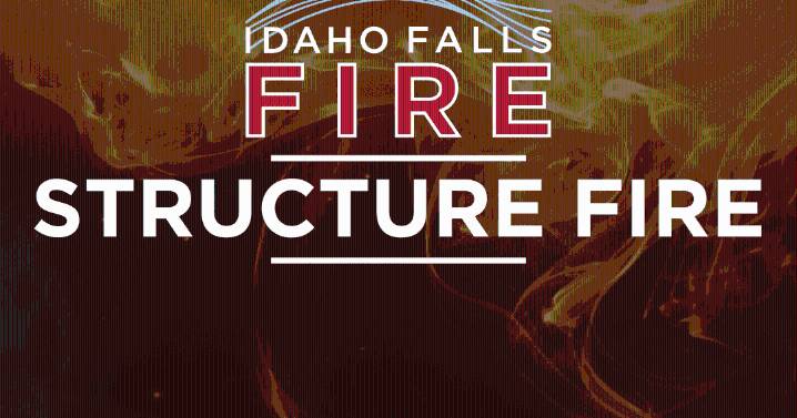 Idaho Falls Fire Department combats residential blaze Monday