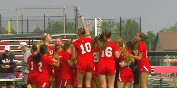 WATCH: Pulaski girls soccer secures fifth straight regional title