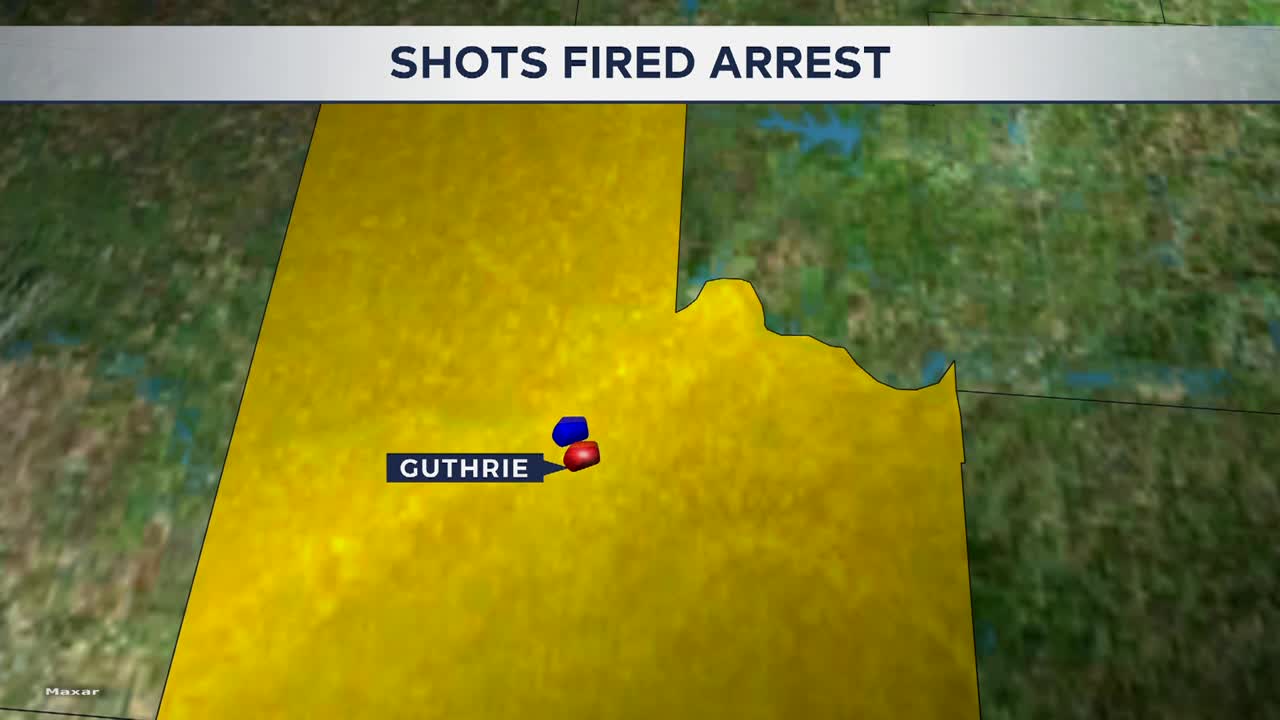 Guthrie man arrested after firing gun during welfare check, police say