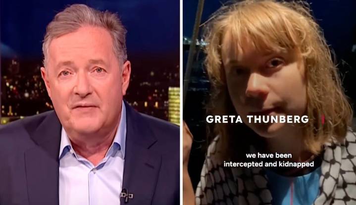 ‘Oh Shut Up’: Piers Morgan Rages at Thunberg Over Israel ‘Kidnapping’ Claim