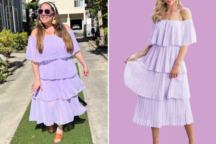 This $38 Petite-Friendly Maxi Dress Is Perfect for Weddings