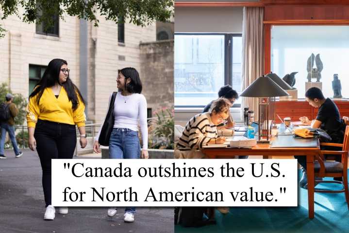 Canada tops list of affordable North American cities to study in