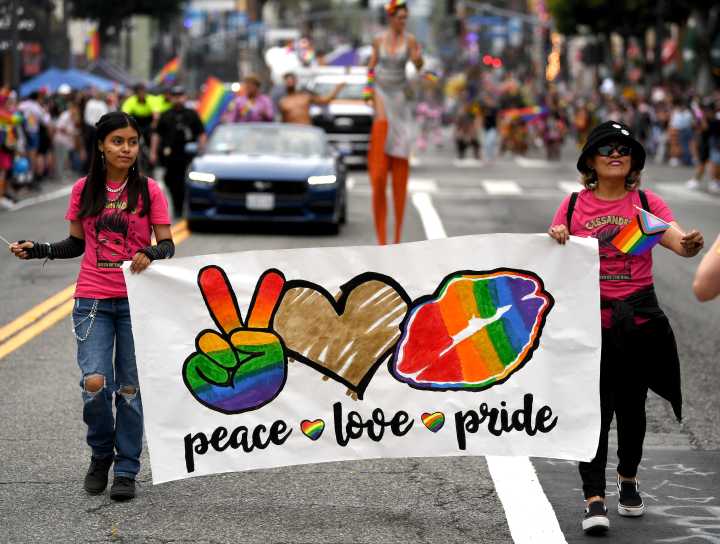 On Sunday, ‘Pride Marches On’ at LA Pride’s 55th celebration in Hollywood