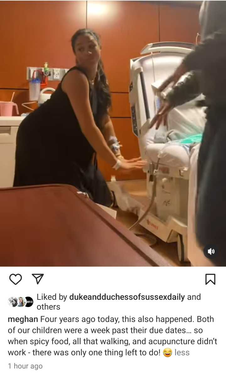 Meghan Markle filmed twerking in labour room as she and Prince Harry awaited the birth of their daughter (Watch Video)